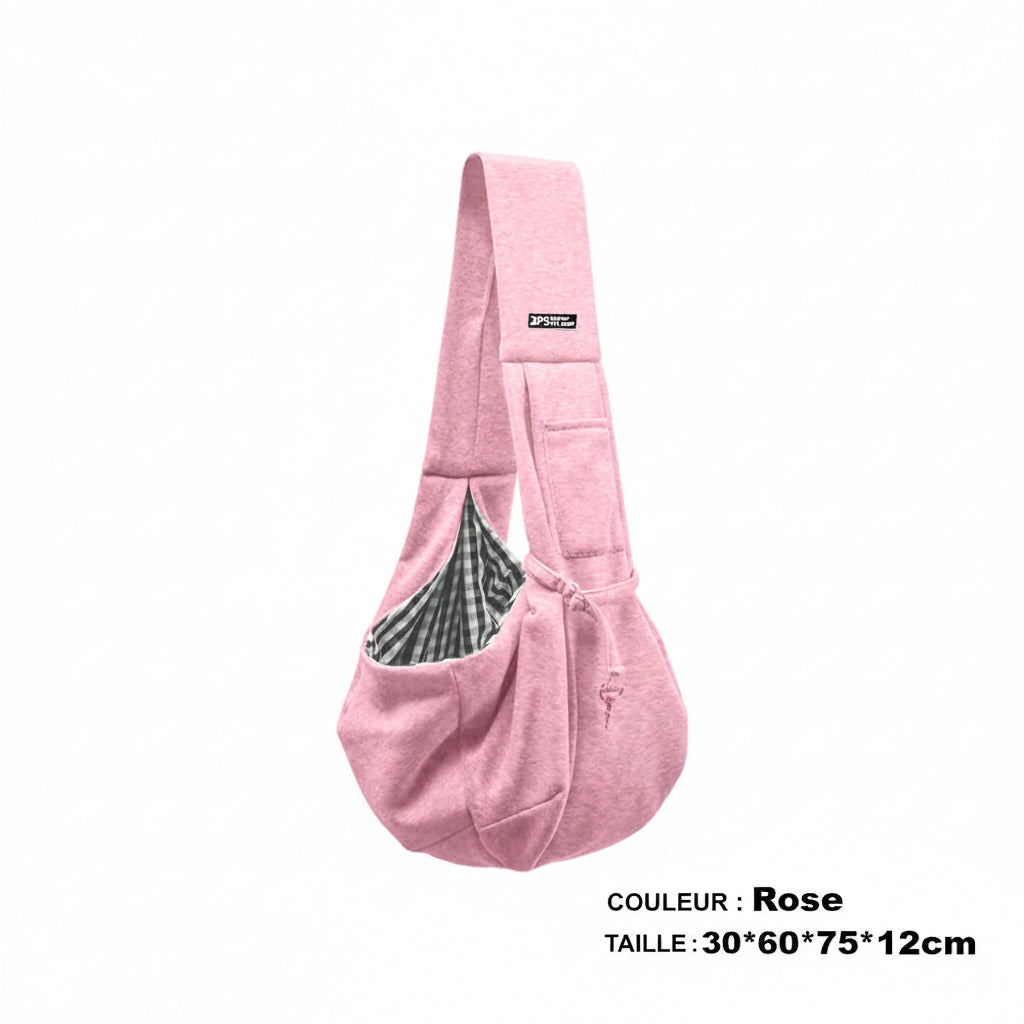 Sac de Transport Bandoulière pour Chien et Chat