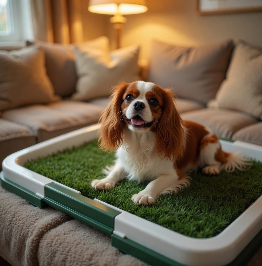 Tapis Toilette Éducateur pour Chien – Gazon Synthétique Réutilisable