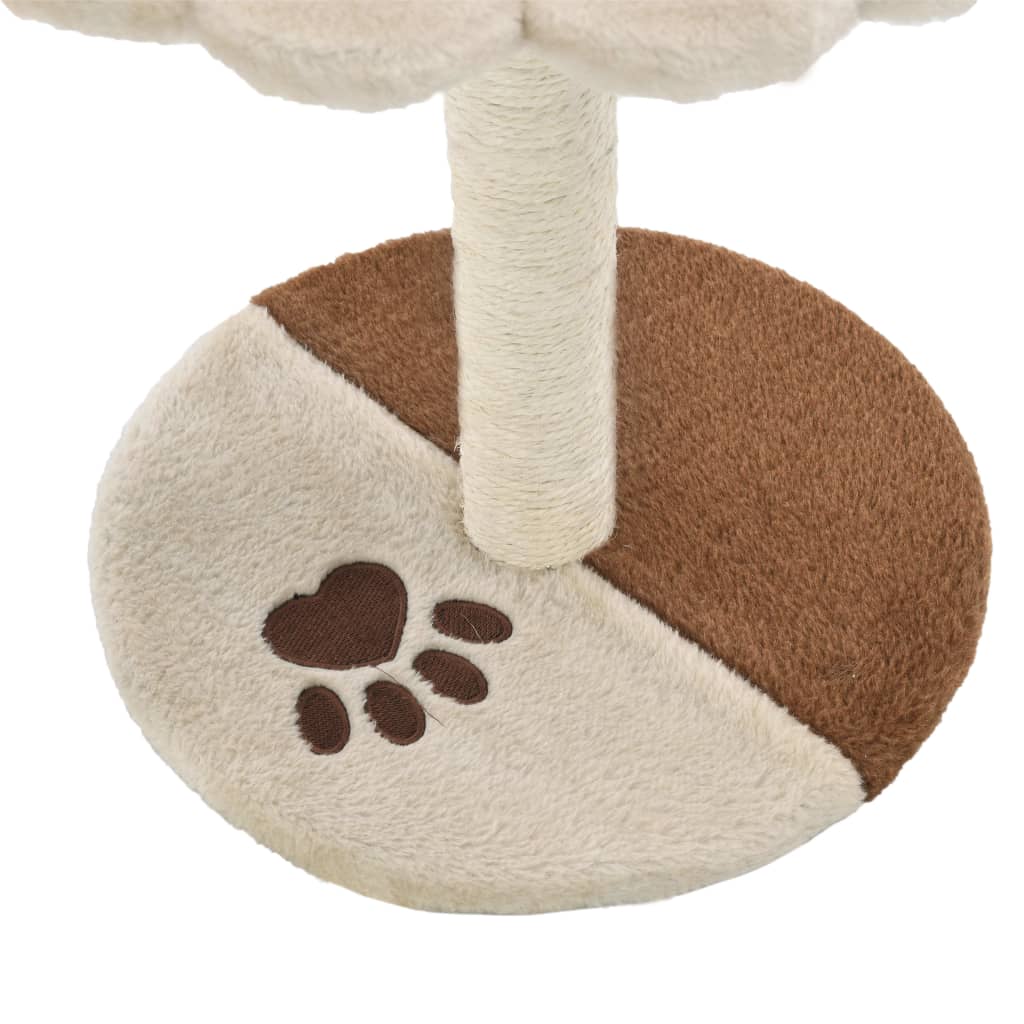 Arbre à Chat Design avec Griffoir Sisal & Jouet Suspendu