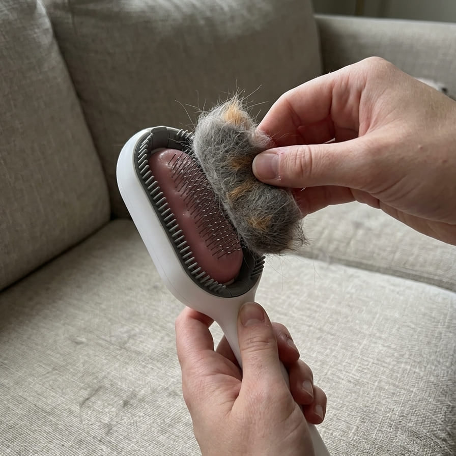 Brosse de Toilettage 3-en-1 pour Chien et Chat – Brossage, Massage & Bain