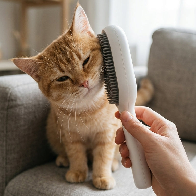 Brosse de Toilettage 3-en-1 pour Chien et Chat – Brossage, Massage & Bain