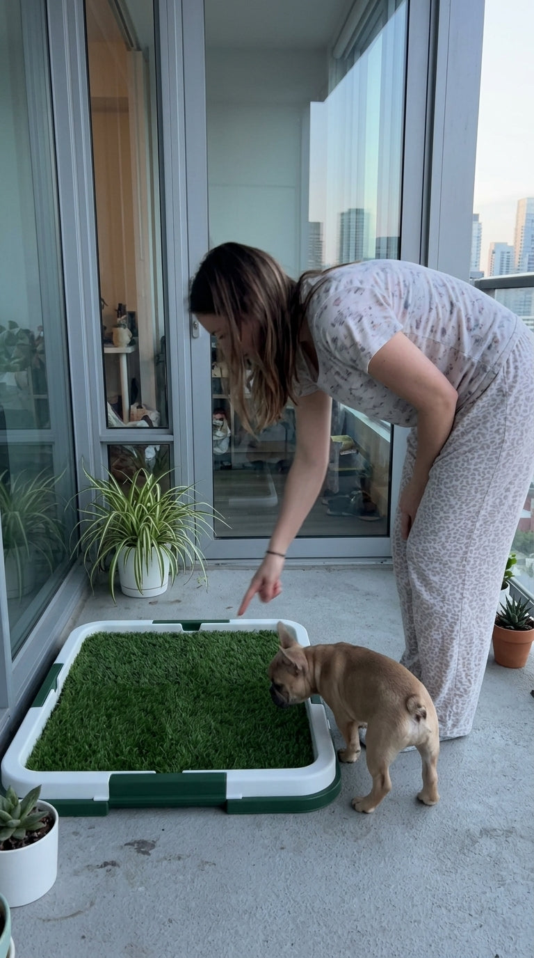 Tapis Toilette Éducateur pour Chien – Gazon Synthétique Réutilisable