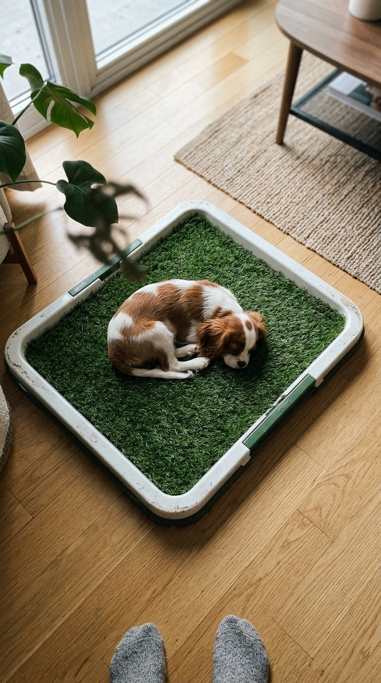 Tapis Toilette Éducateur pour Chien – Gazon Synthétique Réutilisable