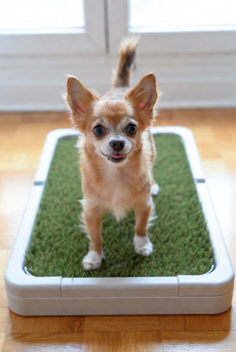 Tapis Toilette Éducateur pour Chien – Gazon Synthétique Réutilisable