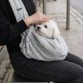 Sac de Transport Bandoulière pour Chien et Chat – Coton Réversible