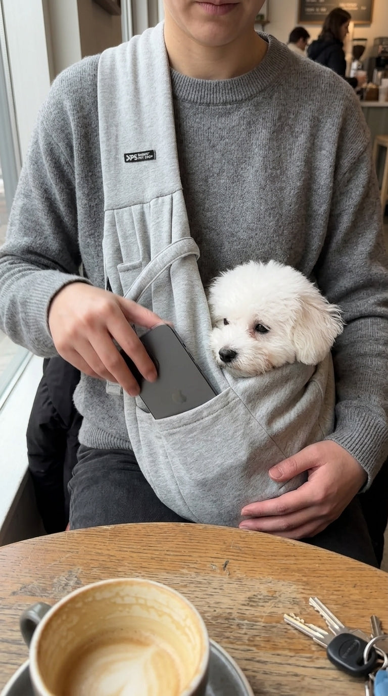 Sac de Transport Bandoulière pour Chien et Chat
