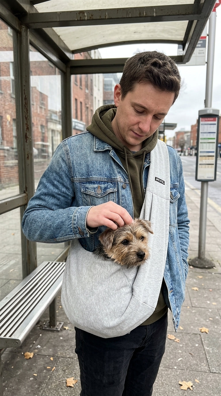 Sac de Transport Bandoulière pour Chien et Chat