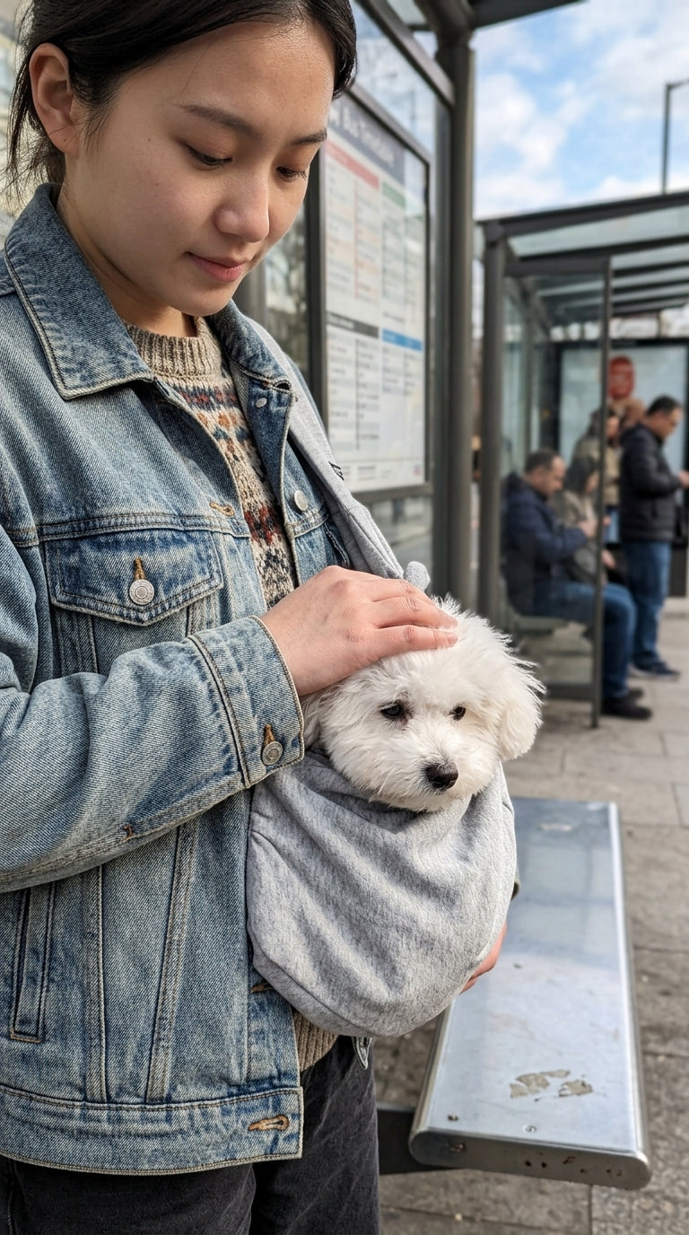 Sac de Transport Bandoulière pour Chien et Chat