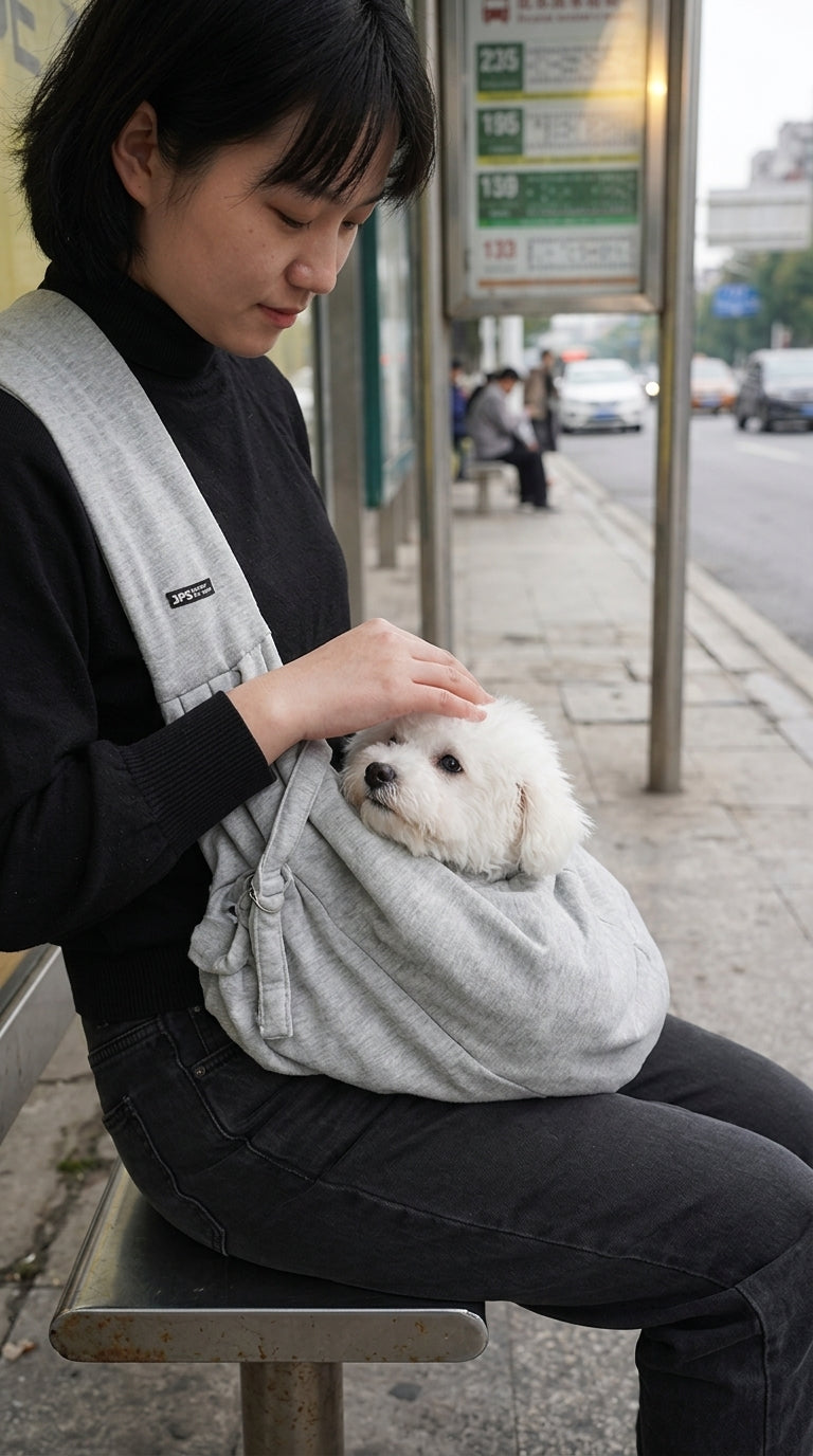 Sac de Transport Bandoulière pour Chien et Chat