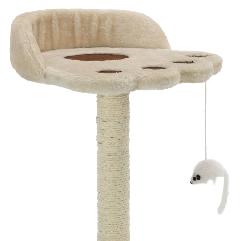 Arbre à Chat Design avec Griffoir Sisal & Jouet Suspendu