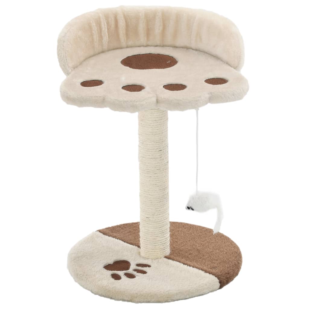 Arbre à Chat Design avec Griffoir Sisal & Jouet Suspendu